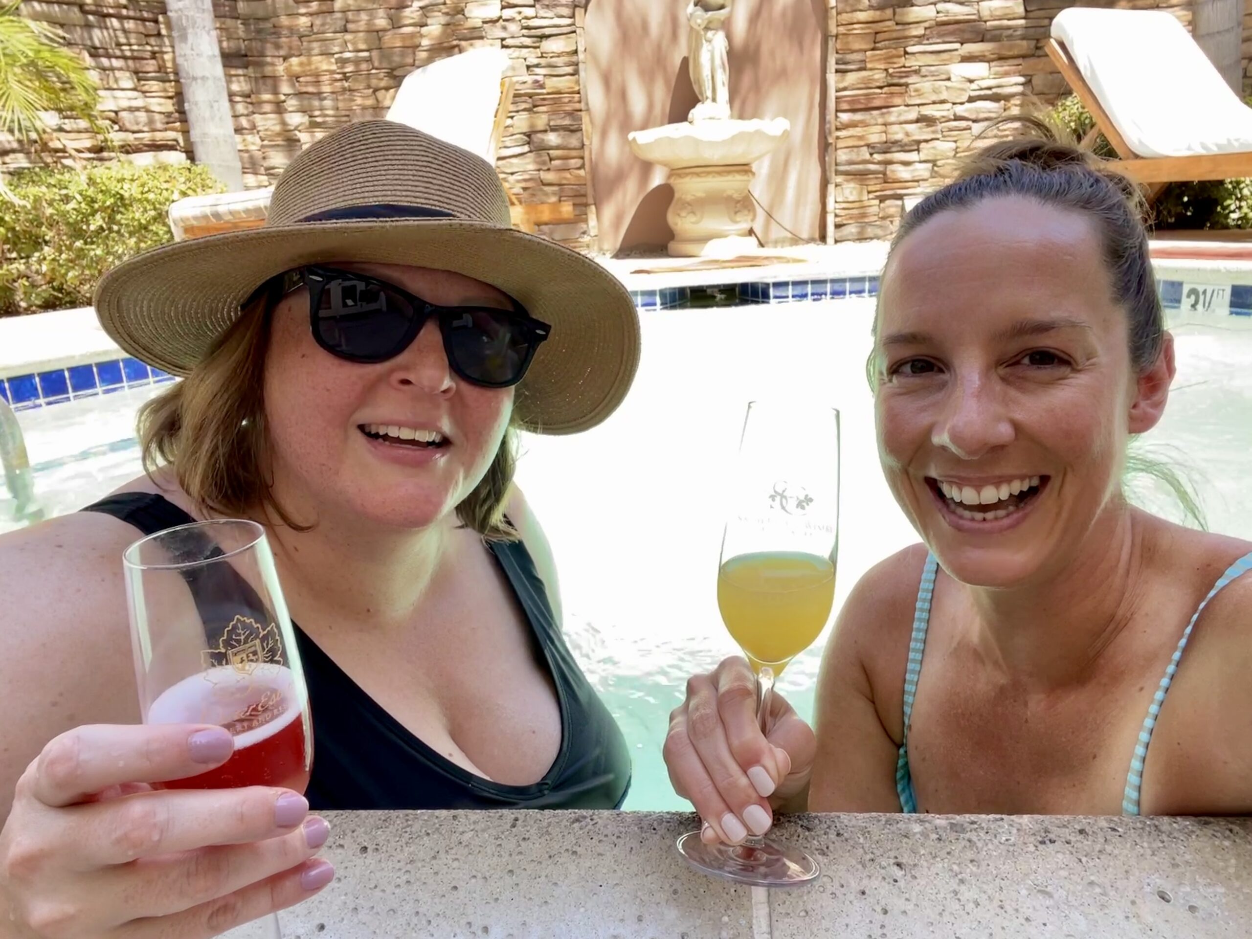 Courtney Firak and Maria Healey, creators of Cozy Girls Getaways spa day